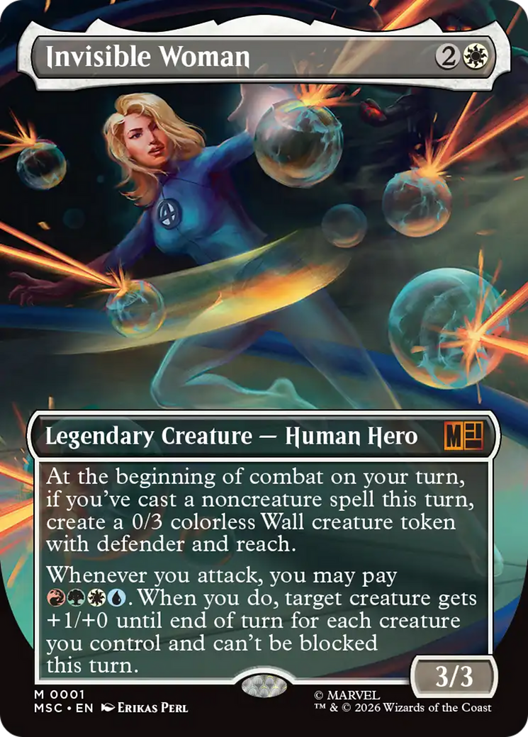 Invisible Woman (Borderless) [Marvel Super Heroes Commander] | Clutch Gaming