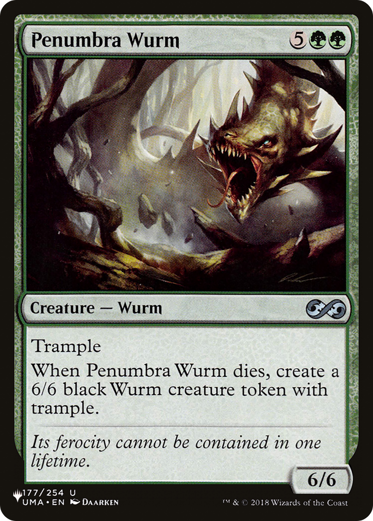 Penumbra Wurm [The List Reprints] | Clutch Gaming