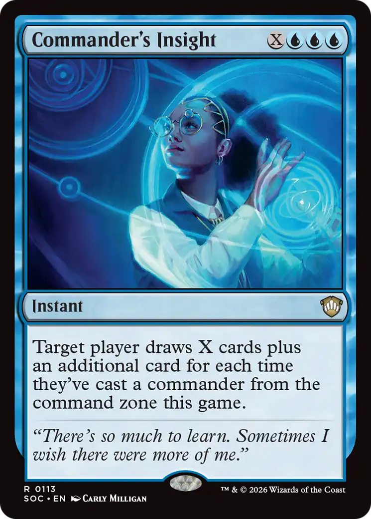 Commander's Insight [Secrets of Strixhaven Commander] | Clutch Gaming