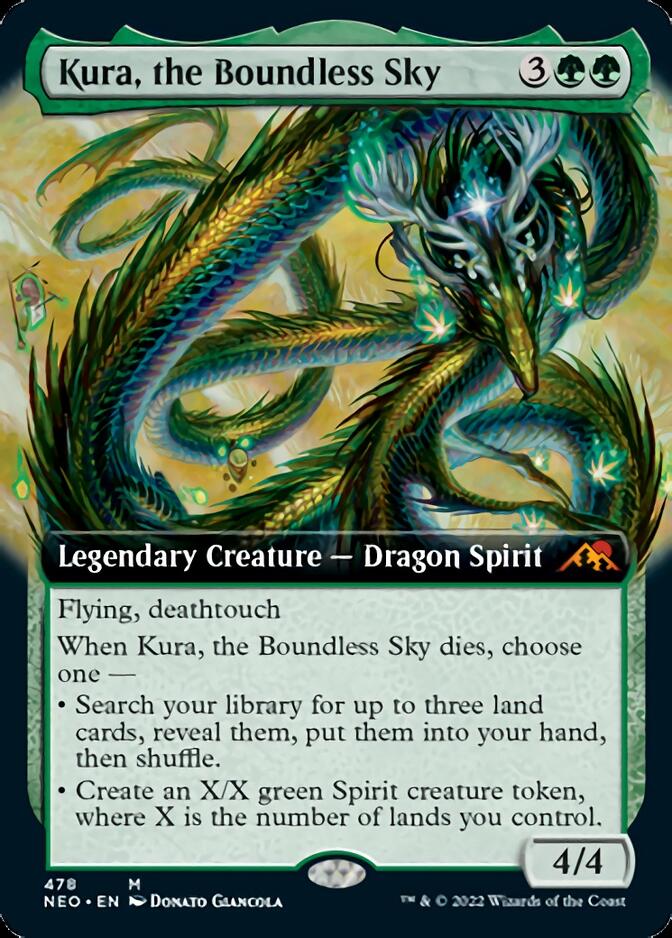 Kura, the Boundless Sky (Extended Art) [Kamigawa: Neon Dynasty] | Clutch Gaming