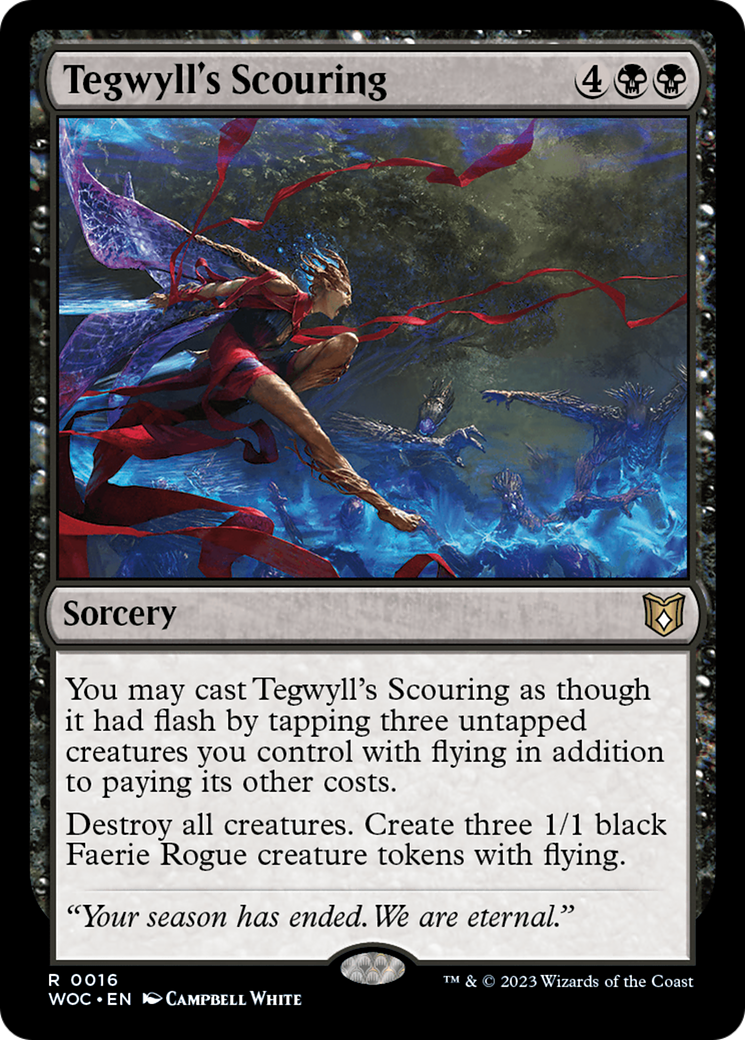 Tegwyll's Scouring [Wilds of Eldraine Commander] | Clutch Gaming