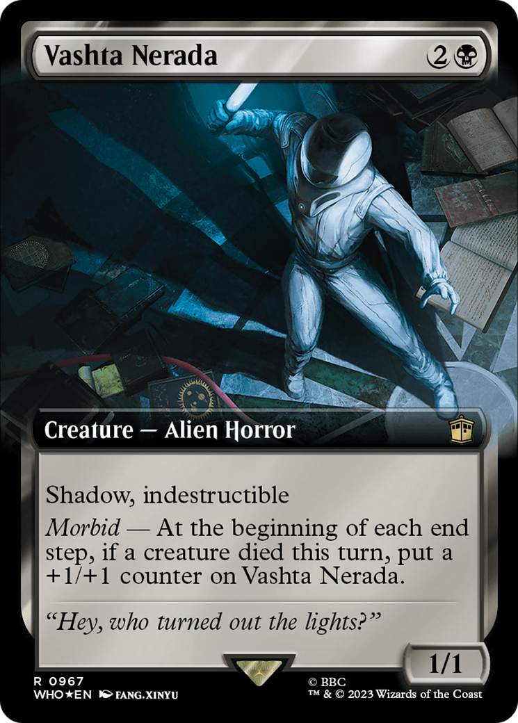 Vashta Nerada (Extended Art) (Surge Foil) [Doctor Who] | Clutch Gaming