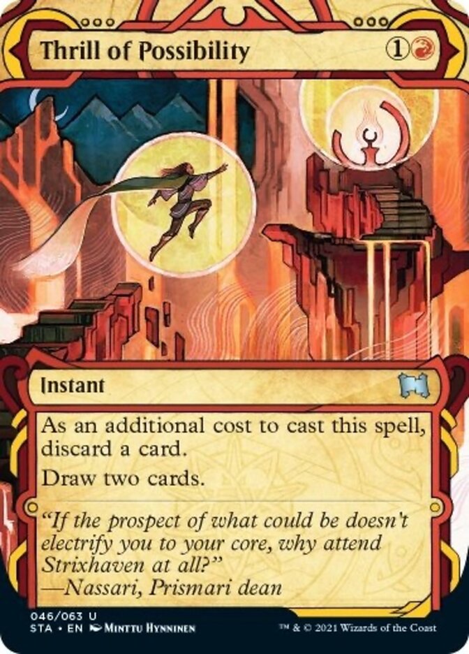 Thrill of Possibility (Foil Etched) [Strixhaven: Mystical Archive] | Clutch Gaming