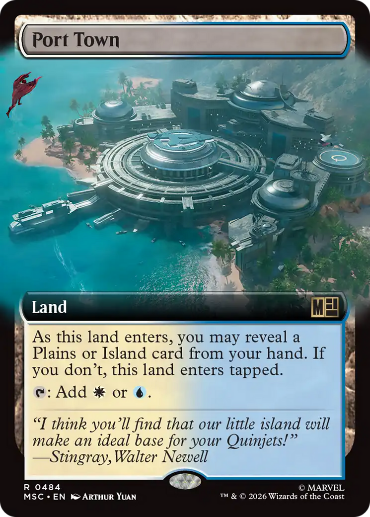 Port Town (Extended Art) [Marvel Super Heroes Commander] | Clutch Gaming
