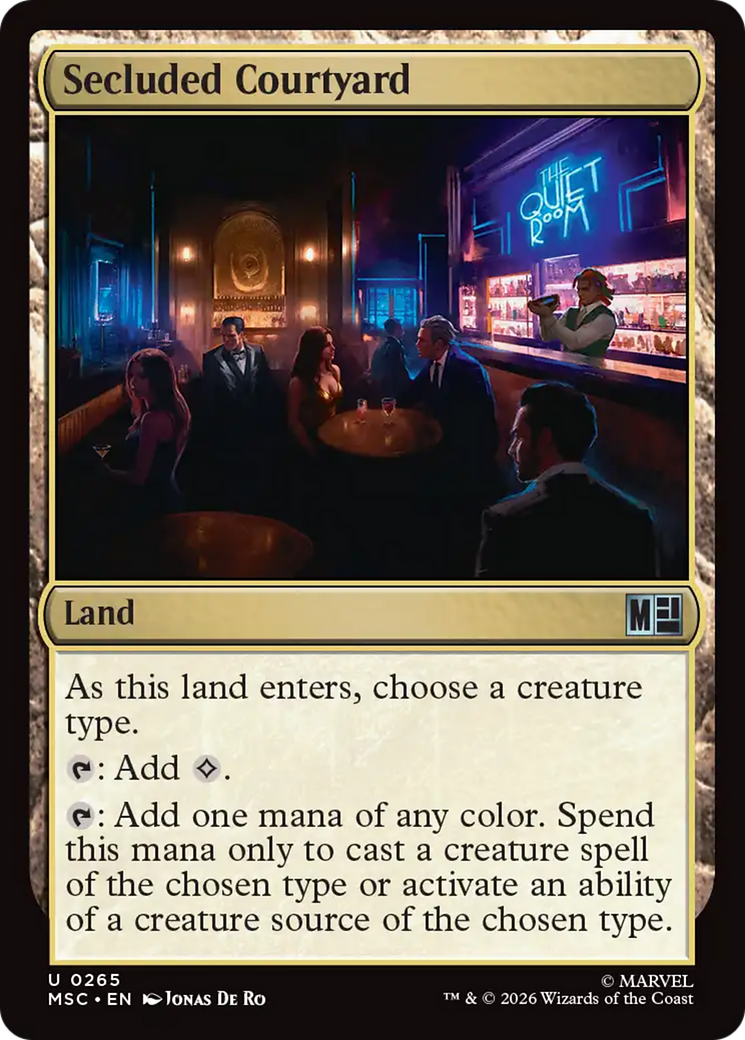Secluded Courtyard [Marvel Super Heroes Commander] | Clutch Gaming
