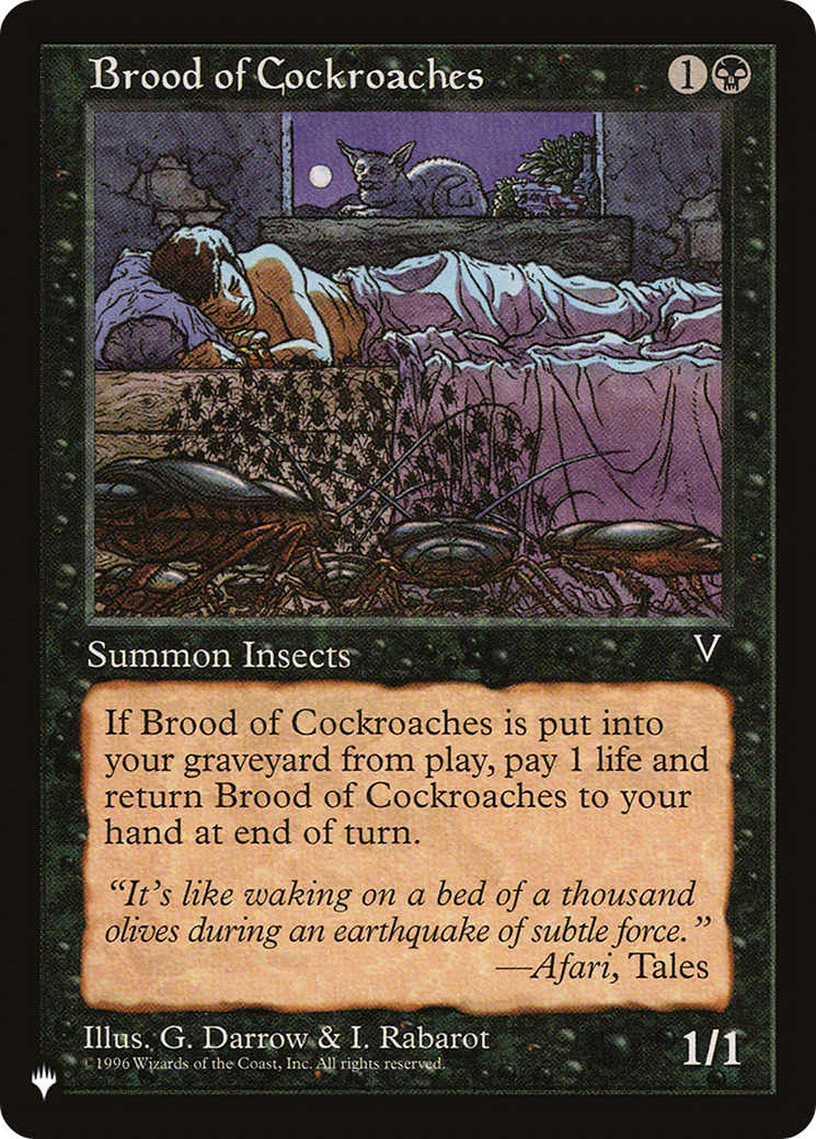 Brood of Cockroaches [The List Reprints] | Clutch Gaming