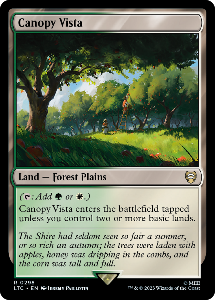 Canopy Vista [The Lord of the Rings: Tales of Middle-Earth Commander] | Clutch Gaming