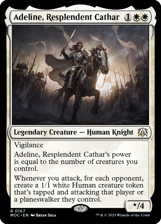 Adeline, Resplendent Cathar [March of the Machine Commander] | Clutch Gaming