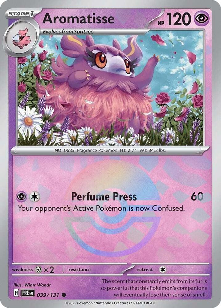 Aromatisse (039/131) (Poke Ball Pattern) [Scarlet & Violet: Prismatic Evolutions] | Clutch Gaming