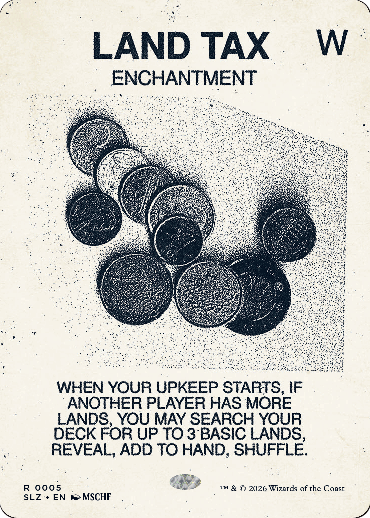 Land Tax (0005) [Secret Lair x MSCHF: The Zeta Set] | Clutch Gaming