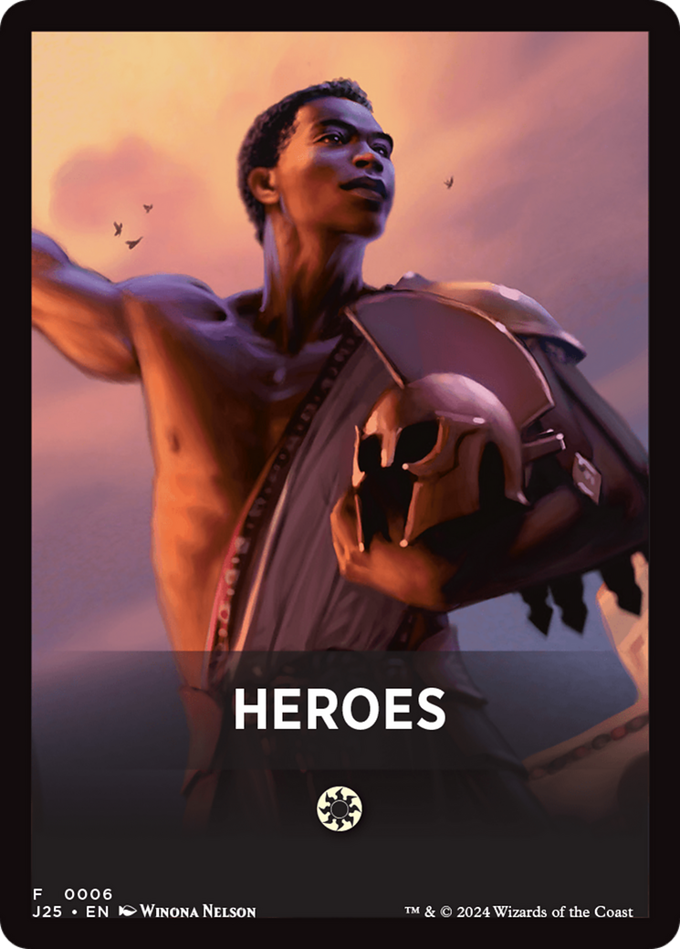 Heroes Theme Card [Foundations Jumpstart Front Cards] | Clutch Gaming