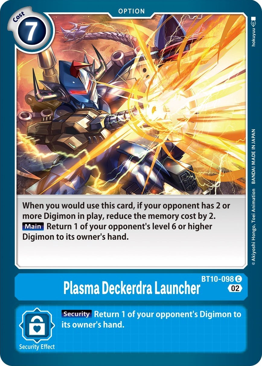 Plasma Deckerdra Launcher [BT10-098] [Xros Encounter] | Clutch Gaming