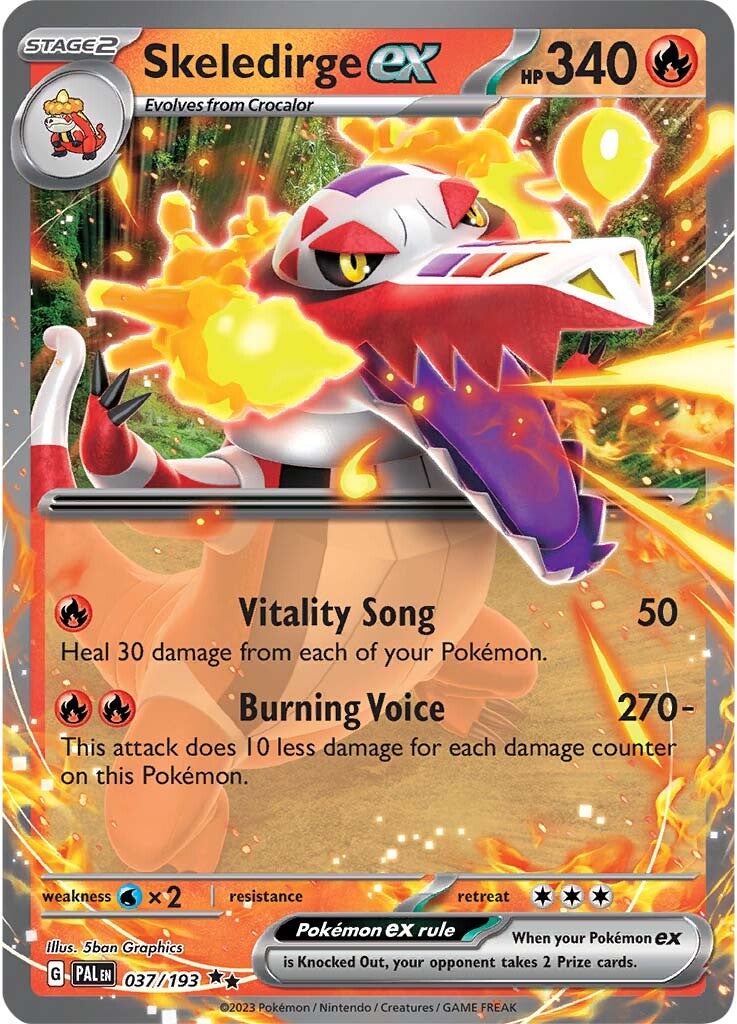 Skeledirge ex (037/193) [Scarlet & Violet: Paldea Evolved] | Clutch Gaming