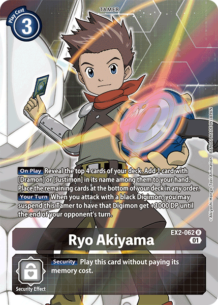 Ryo Akiyama [EX2-062] (Alternate Art) [Digital Hazard] | Clutch Gaming