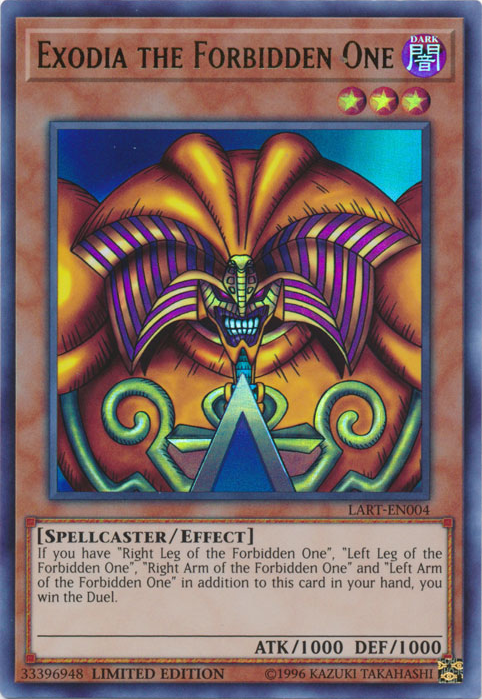 Exodia the Forbidden One [LART-EN004] Ultra Rare | Clutch Gaming