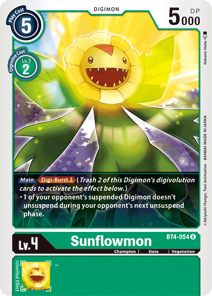 Sunflowmon [BT4-054] [Great Legend] | Clutch Gaming