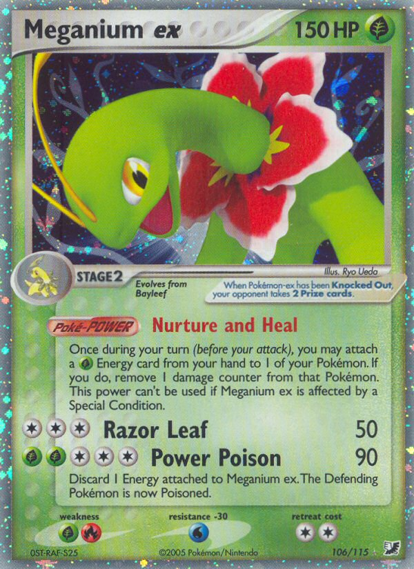 Meganium ex (106/115) [EX: Unseen Forces] | Clutch Gaming