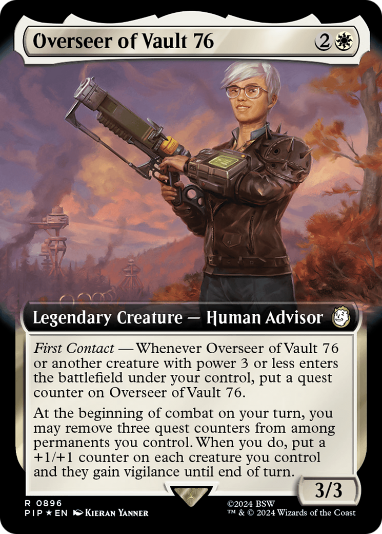 Overseer of Vault 76 (Extended Art) (Surge Foil) [Fallout] | Clutch Gaming