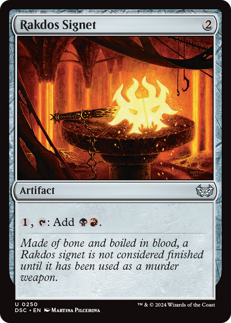 Rakdos Signet [Duskmourn: House of Horror Commander] | Clutch Gaming