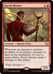 Harsh Mentor [Duskmourn: House of Horror Commander] | Clutch Gaming