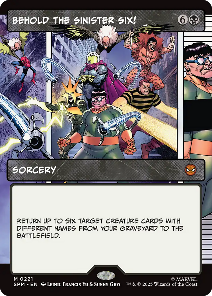 Behold the Sinister Six! (Borderless) [Marvel's Spider-Man] | Clutch Gaming
