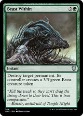 Beast Within [Phyrexia: All Will Be One Commander] | Clutch Gaming