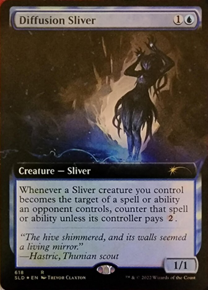 Diffusion Sliver (Extended Art) [Secret Lair Drop Promos] | Clutch Gaming