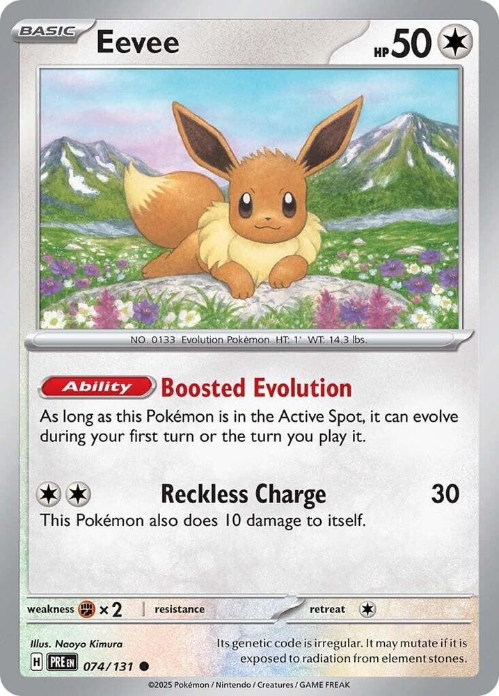 Eevee (074/131) [Scarlet & Violet: Prismatic Evolutions] | Clutch Gaming