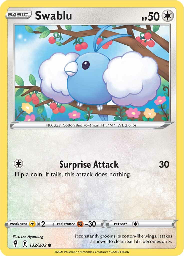 Swablu (132/203) [Sword & Shield: Evolving Skies] | Clutch Gaming