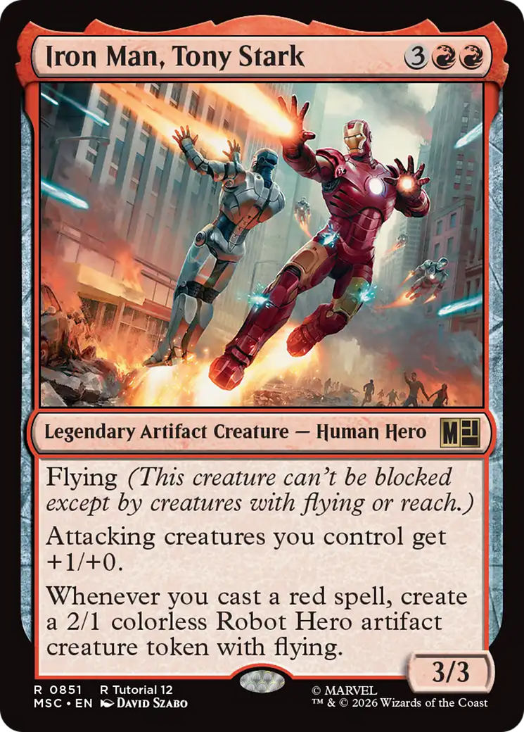 Iron Man, Tony Stark [Marvel Super Heroes Commander] | Clutch Gaming