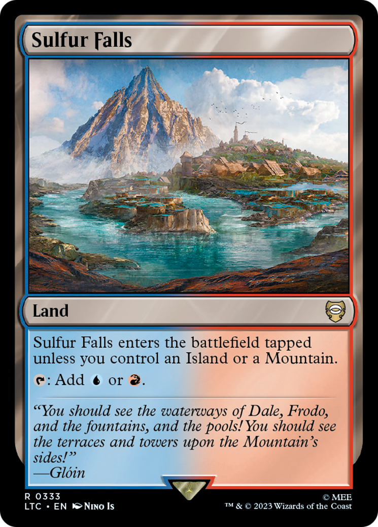 Sulfur Falls [The Lord of the Rings: Tales of Middle-Earth Commander] | Clutch Gaming