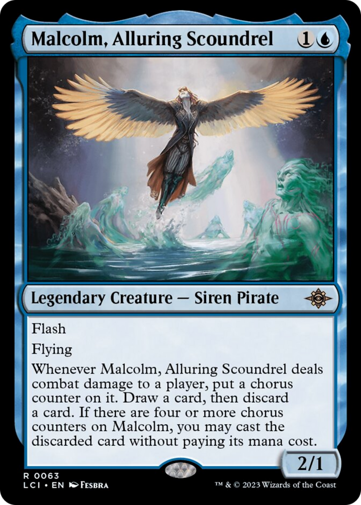 Malcolm, Alluring Scoundrel [The Lost Caverns of Ixalan] | Clutch Gaming