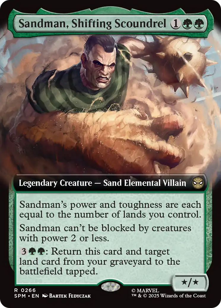 Sandman, Shifting Scoundrel (Extended Art) [Marvel's Spider-Man] | Clutch Gaming
