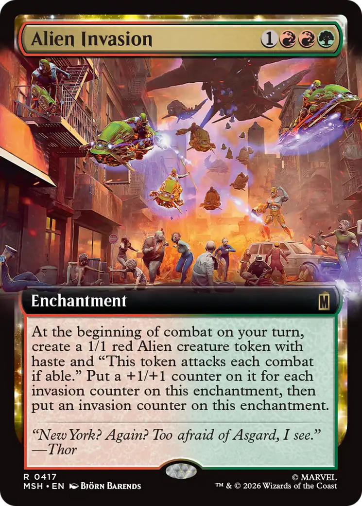 Alien Invasion (Extended Art) [Marvel Super Heroes] | Clutch Gaming