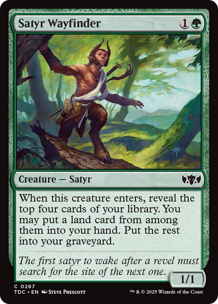 Satyr Wayfinder [Tarkir: Dragonstorm Commander] | Clutch Gaming