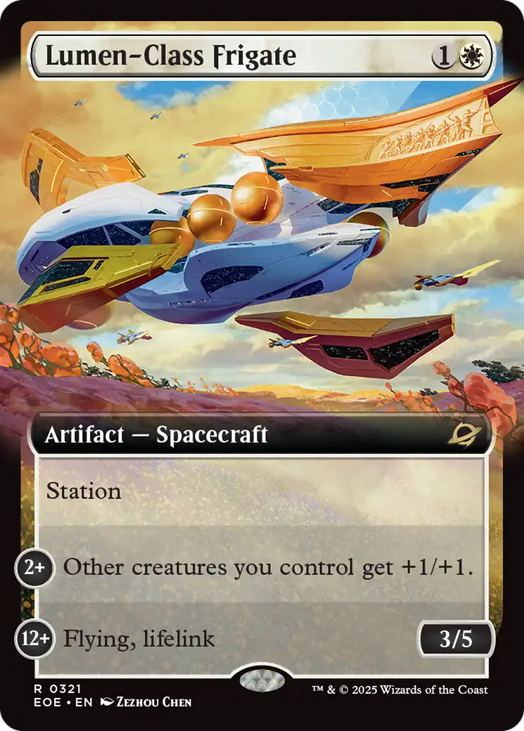 Lumen-Class Frigate (Extended Art) [Edge of Eternities] | Clutch Gaming