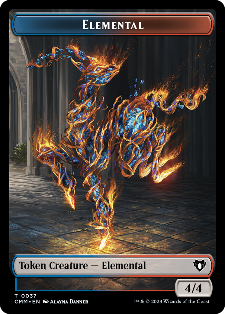 Elemental Token (37) [Commander Masters Tokens] | Clutch Gaming