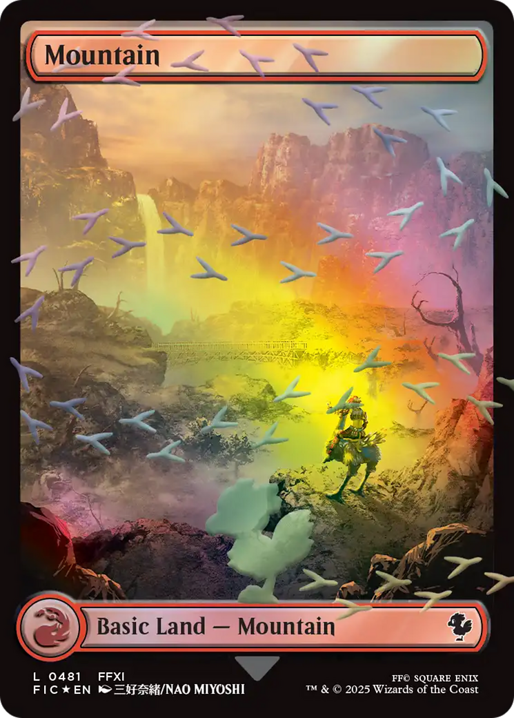 Mountain (Chocobo Track Foil) [FINAL FANTASY Commander] | Clutch Gaming
