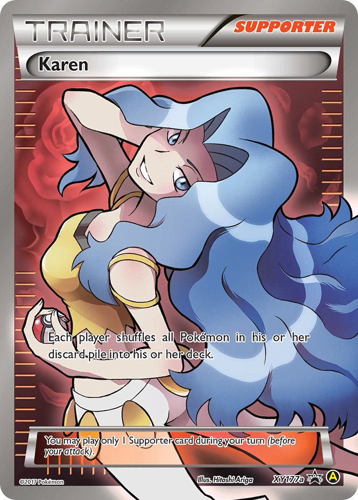 Karen (XY177a) [Alternate Art Promos] | Clutch Gaming