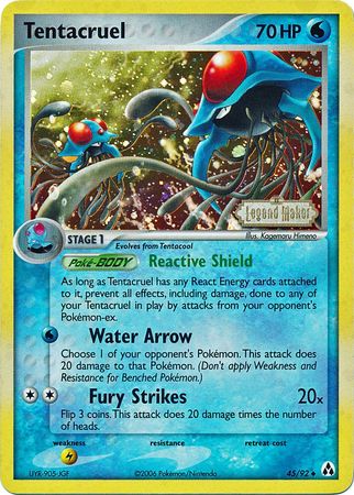 Tentacruel (45/92) (Stamped) [EX: Legend Maker] | Clutch Gaming