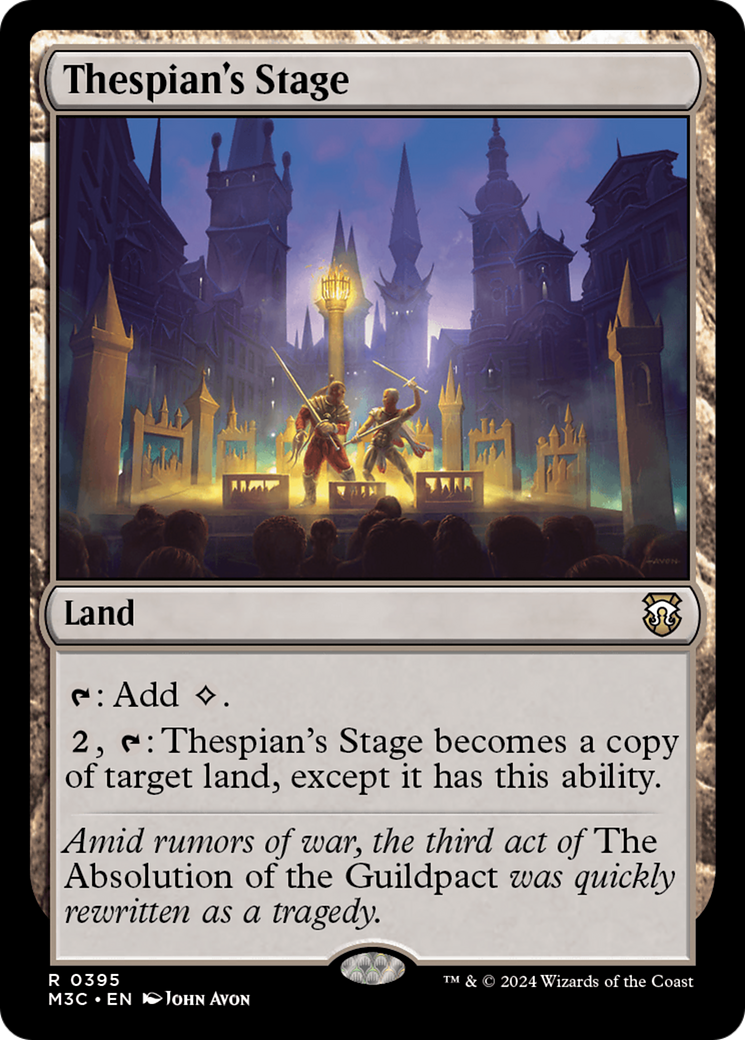 Thespian's Stage (Ripple Foil) [Modern Horizons 3 Commander] | Clutch Gaming