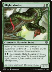 Blight Mamba [Phyrexia: All Will Be One Commander] | Clutch Gaming