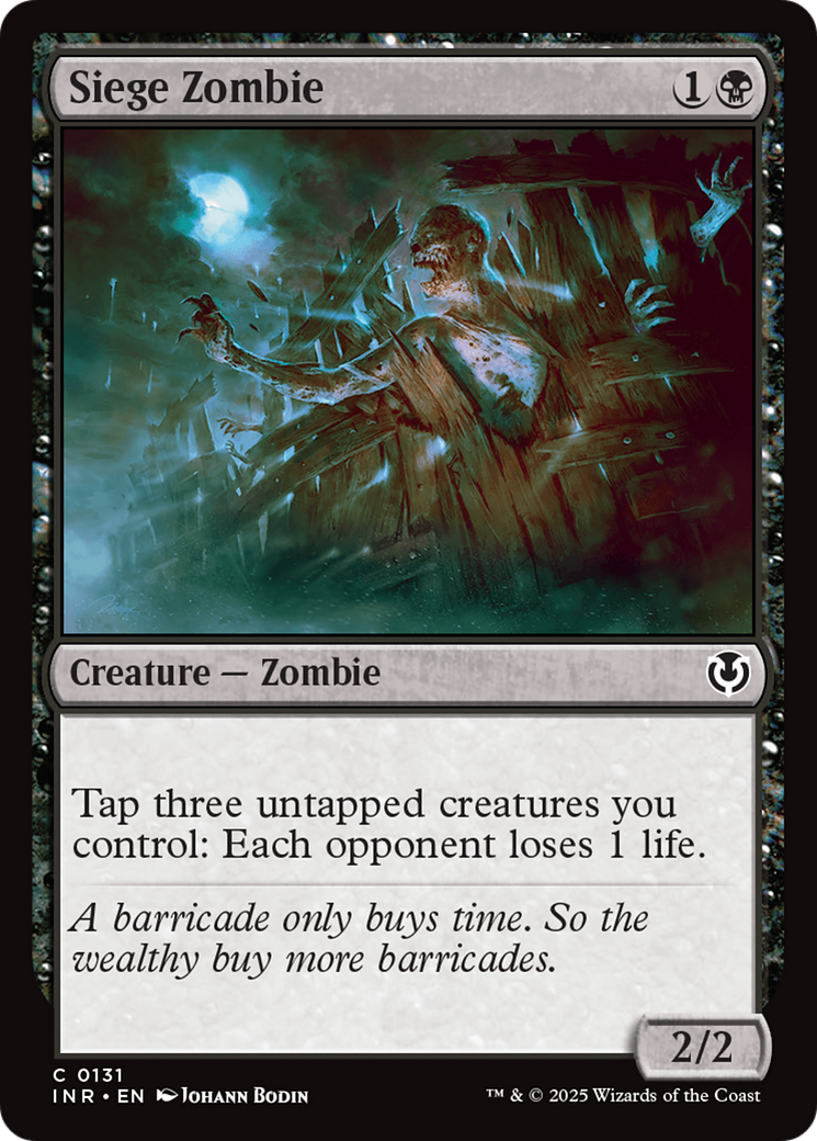 Siege Zombie [Innistrad Remastered] | Clutch Gaming