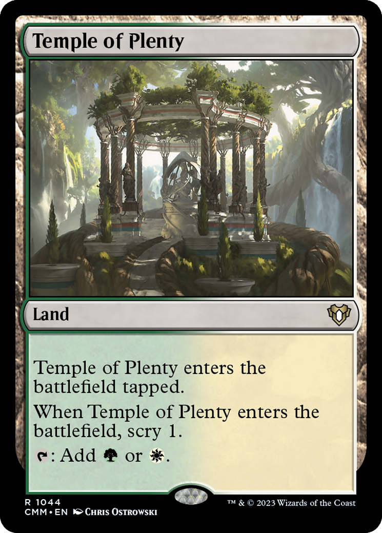 Temple of Plenty [Commander Masters] | Clutch Gaming