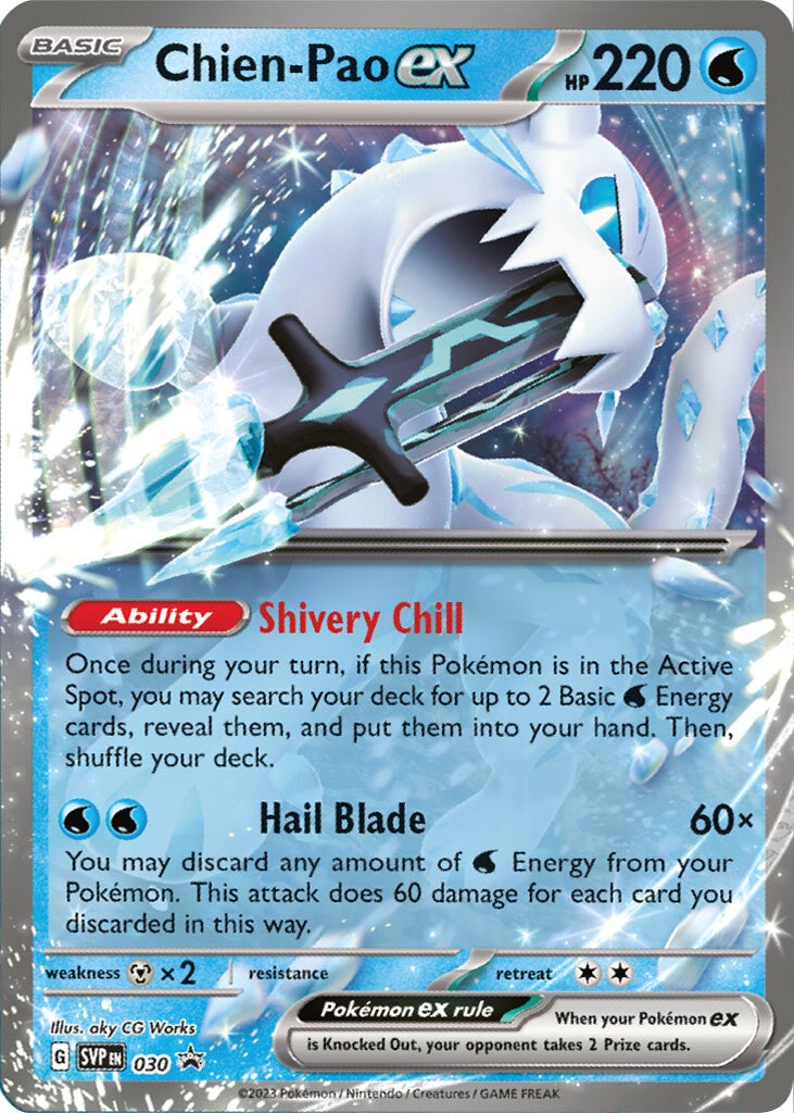 Chien-Pao ex (030) [Scarlet & Violet: Black Star Promos] | Clutch Gaming