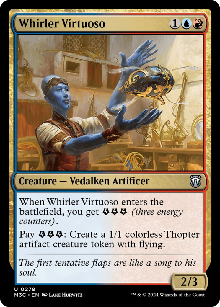 Whirler Virtuoso (Ripple Foil) [Modern Horizons 3 Commander] | Clutch Gaming