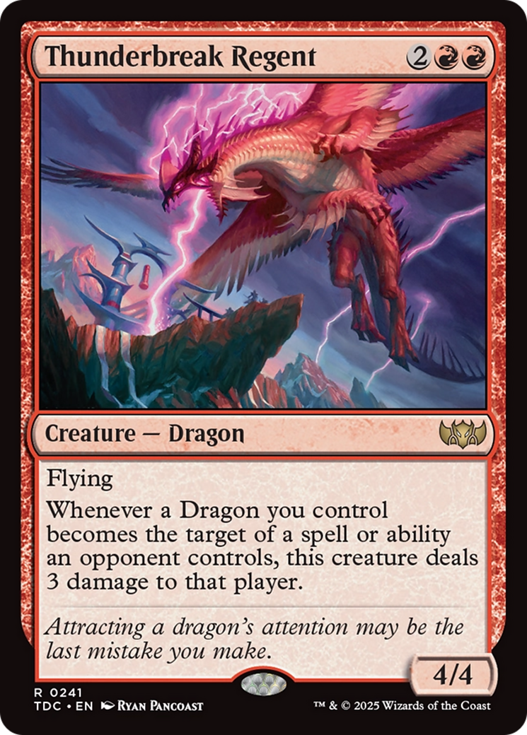 Thunderbreak Regent [Tarkir: Dragonstorm Commander] | Clutch Gaming