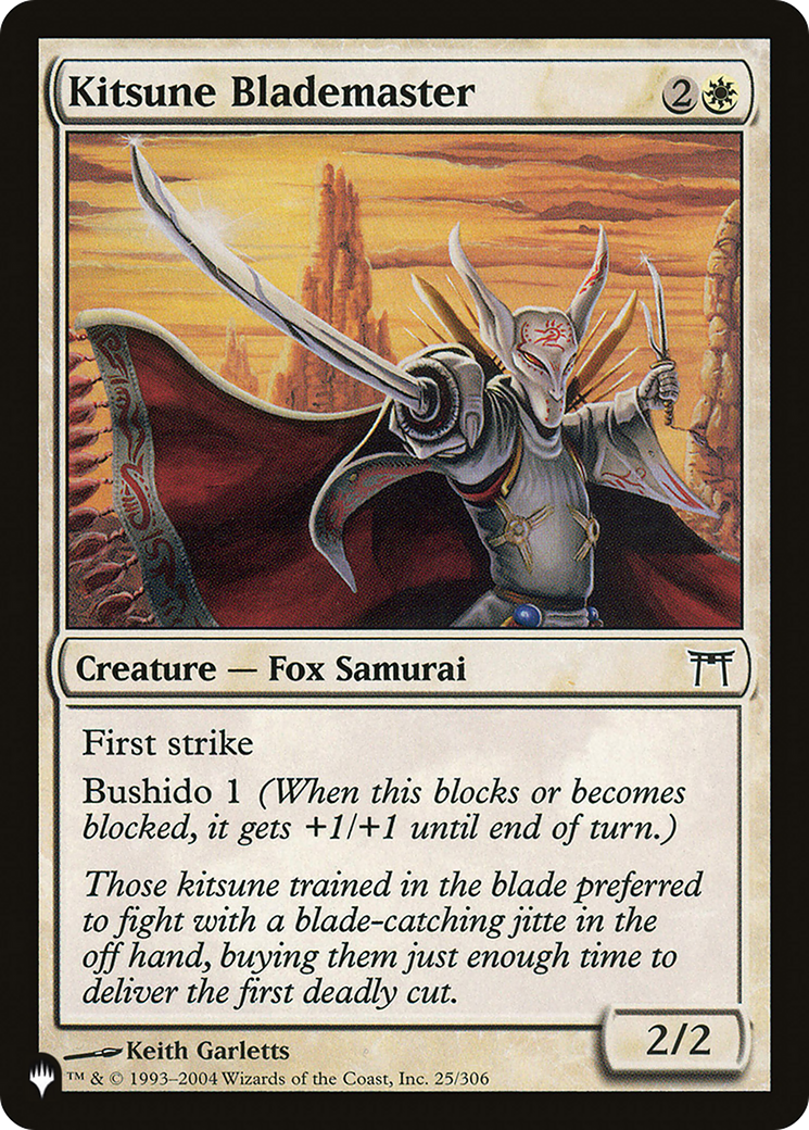 Kitsune Blademaster [The List Reprints] | Clutch Gaming