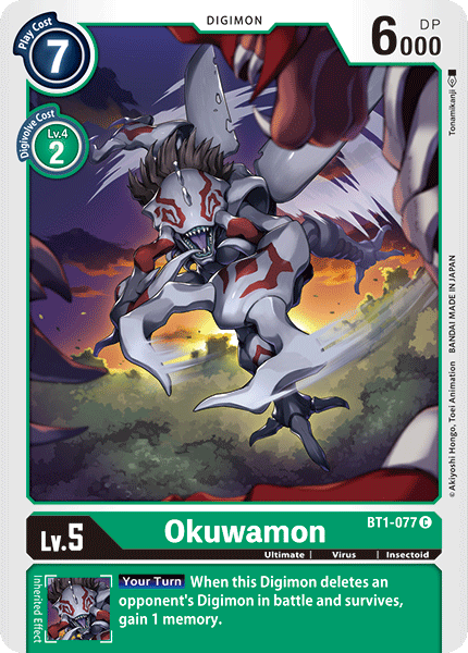 Okuwamon [BT1-077] [Release Special Booster Ver.1.0] | Clutch Gaming