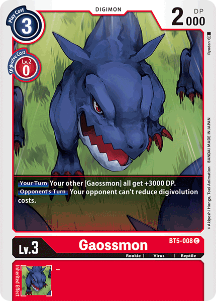 Gaossmon [BT5-008] [Battle of Omni] | Clutch Gaming